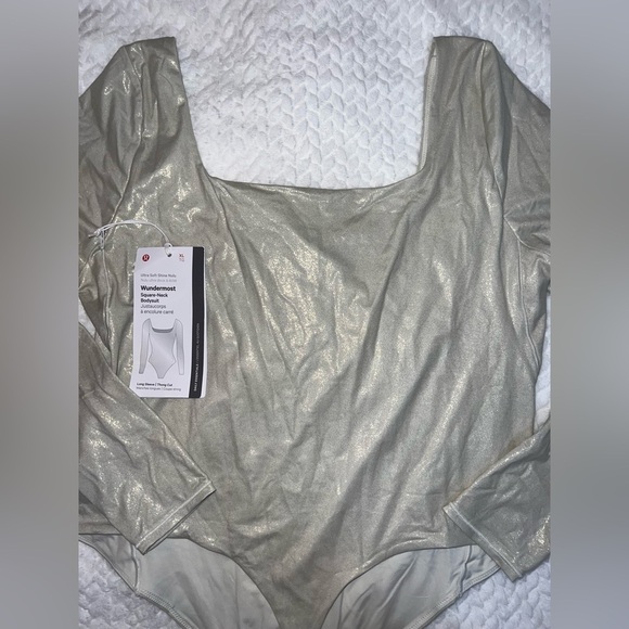 Lululemon Nulu Square-Neck Long Sleeve Bodysuit *Shine (LXBO) | NWT | XL - Picture 5 of 16